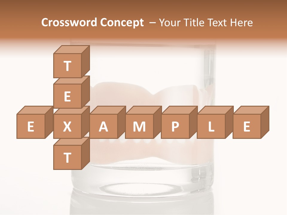 Toothpaste Glasses Smile PowerPoint Template