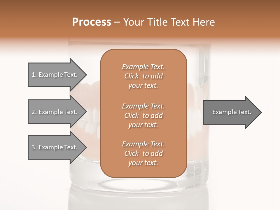 Toothpaste Glasses Smile PowerPoint Template