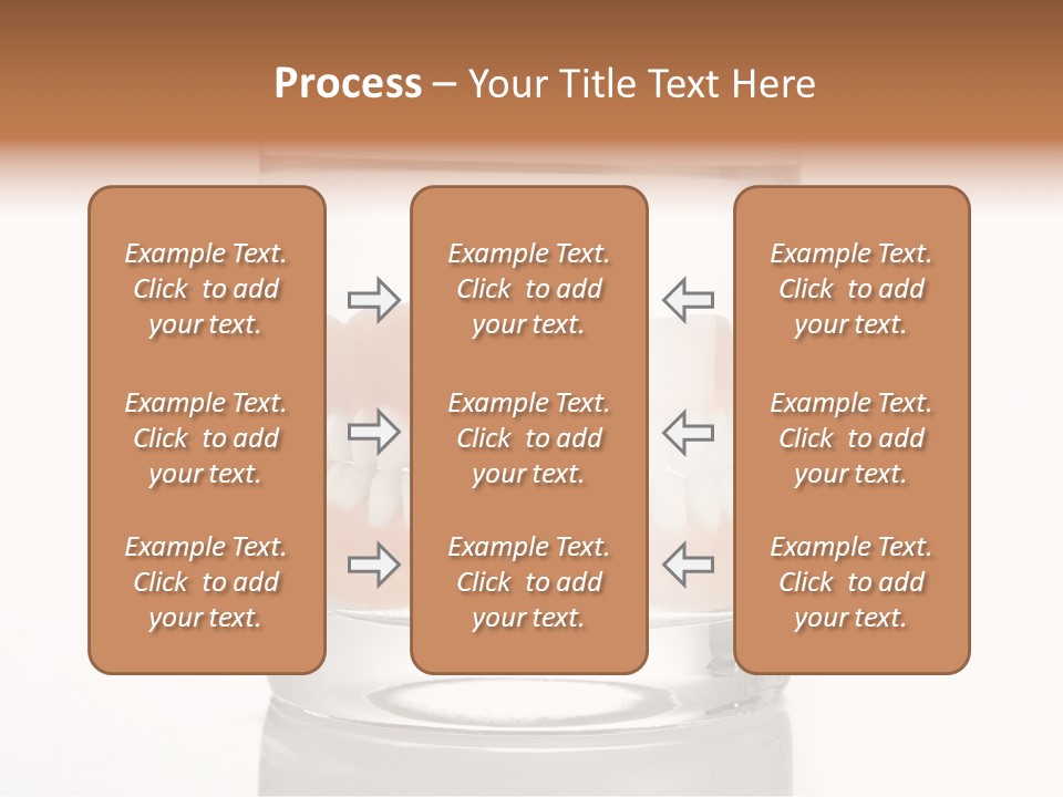 Toothpaste Glasses Smile PowerPoint Template