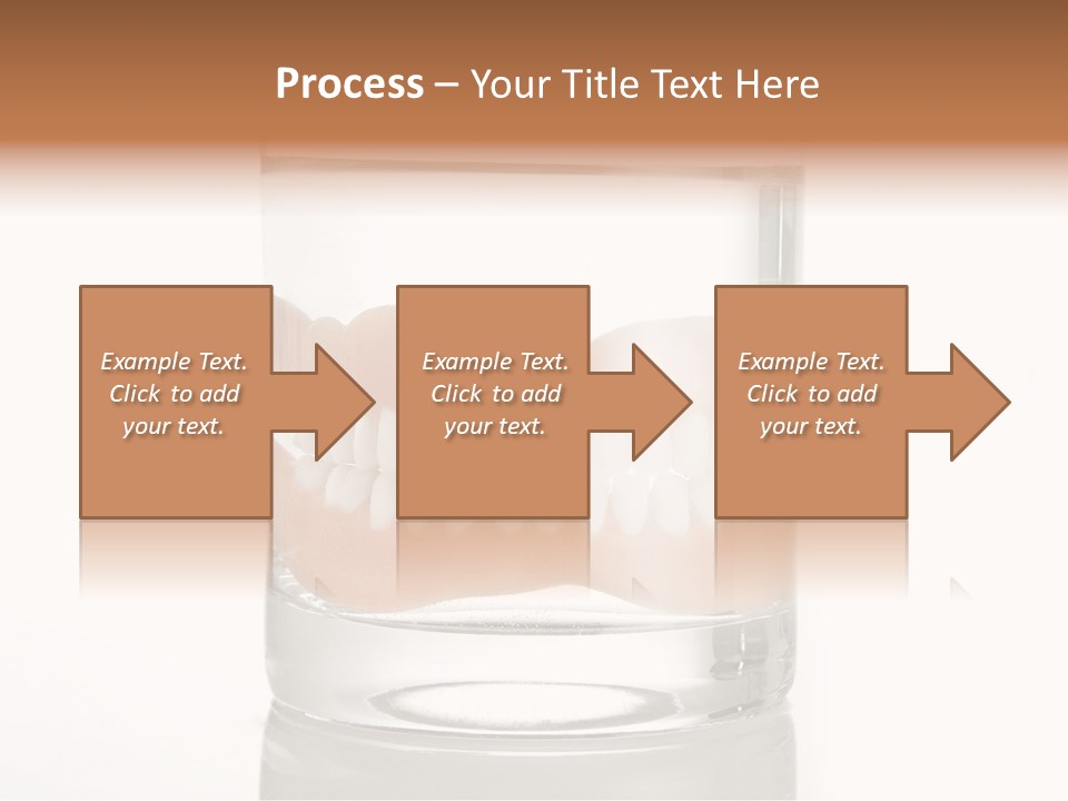 Toothpaste Glasses Smile PowerPoint Template