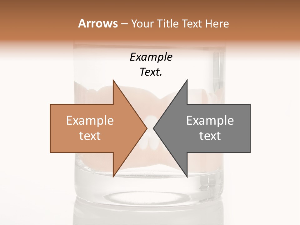 Toothpaste Glasses Smile PowerPoint Template