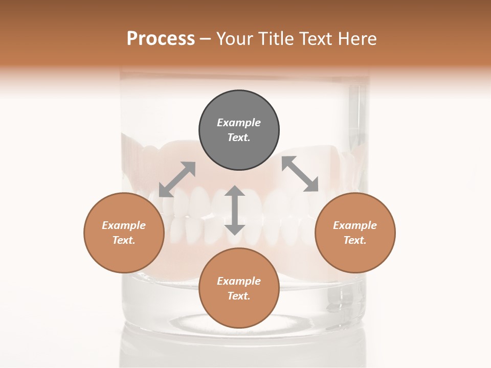 Toothpaste Glasses Smile PowerPoint Template