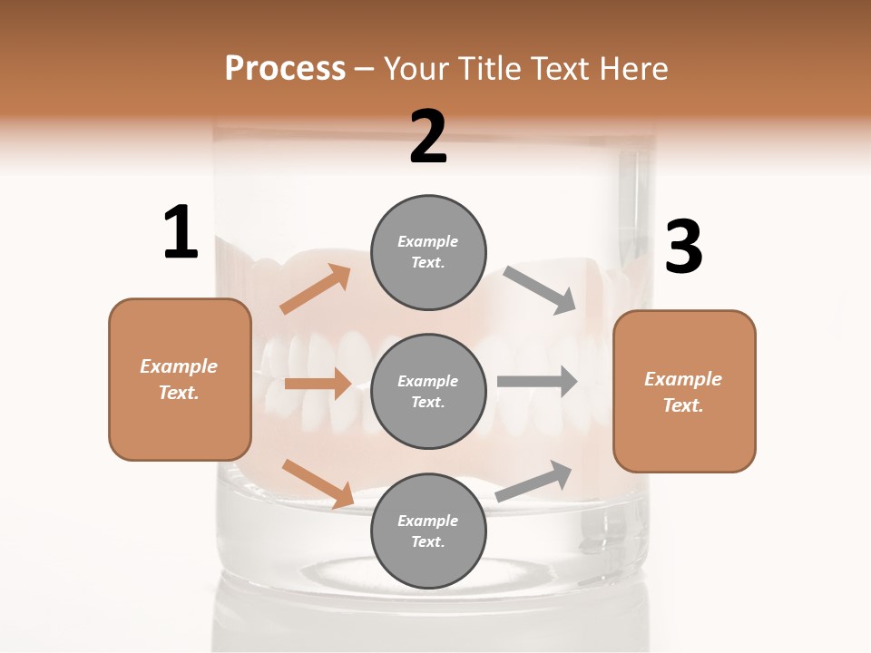 Toothpaste Glasses Smile PowerPoint Template