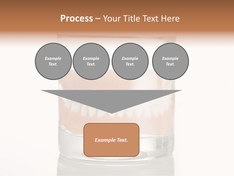 Toothpaste Glasses Smile PowerPoint Template