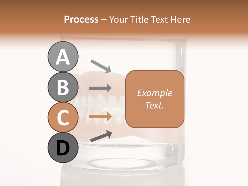 Toothpaste Glasses Smile PowerPoint Template