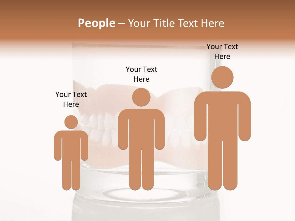 Toothpaste Glasses Smile PowerPoint Template