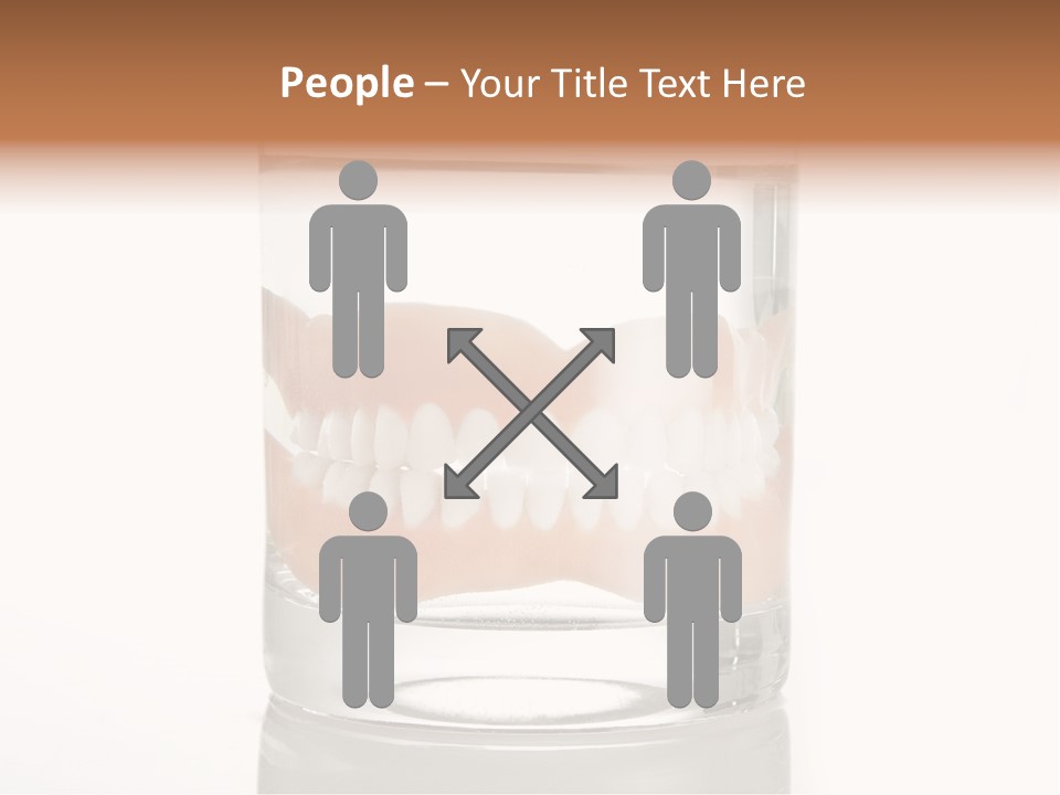 Toothpaste Glasses Smile PowerPoint Template