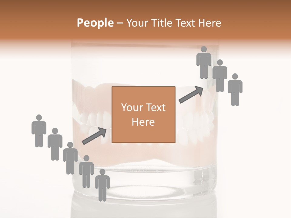 Toothpaste Glasses Smile PowerPoint Template