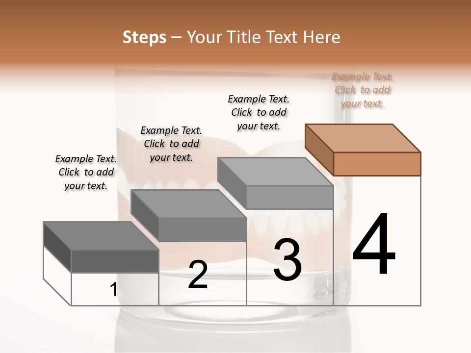 Toothpaste Glasses Smile PowerPoint Template