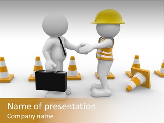 Tie Male Together PowerPoint Template