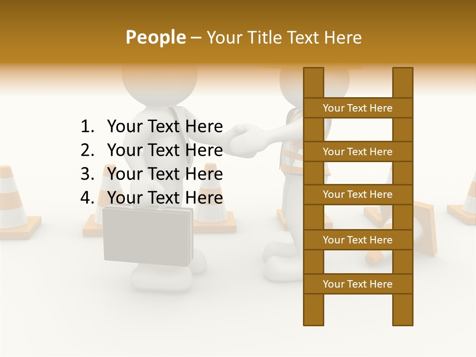 Tie Male Together PowerPoint Template