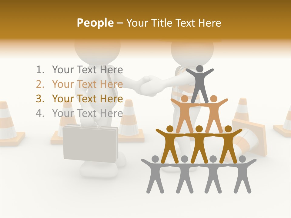 Tie Male Together PowerPoint Template