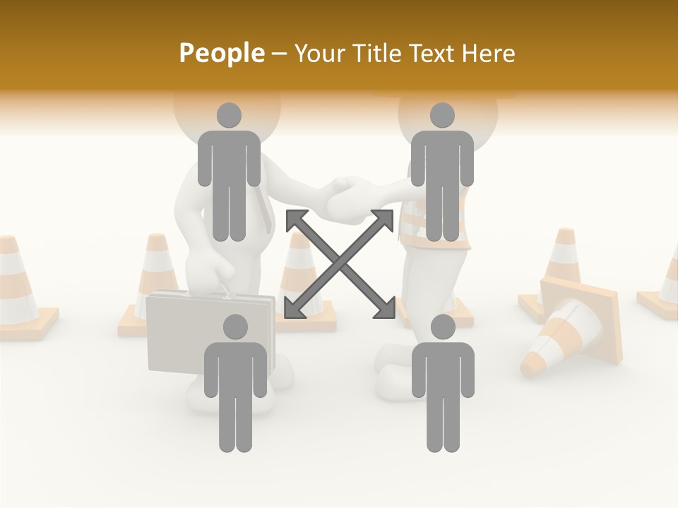 Tie Male Together PowerPoint Template