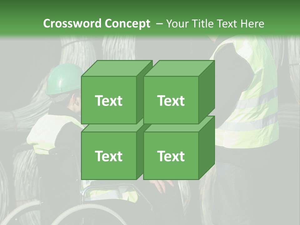 Supervise Iron Workwear PowerPoint Template