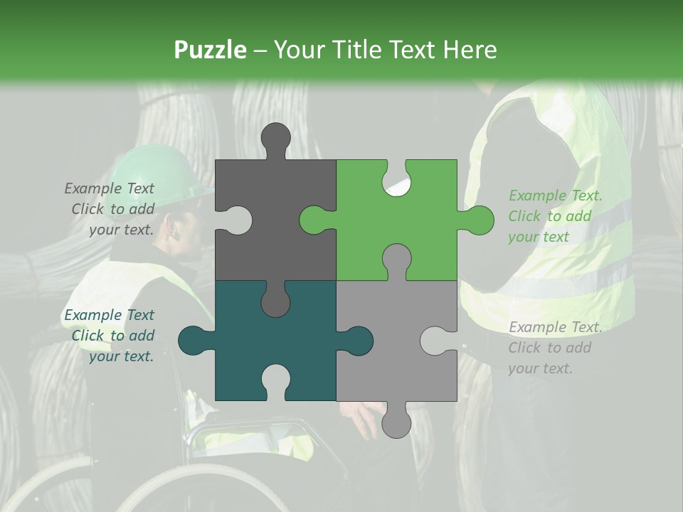 Supervise Iron Workwear PowerPoint Template