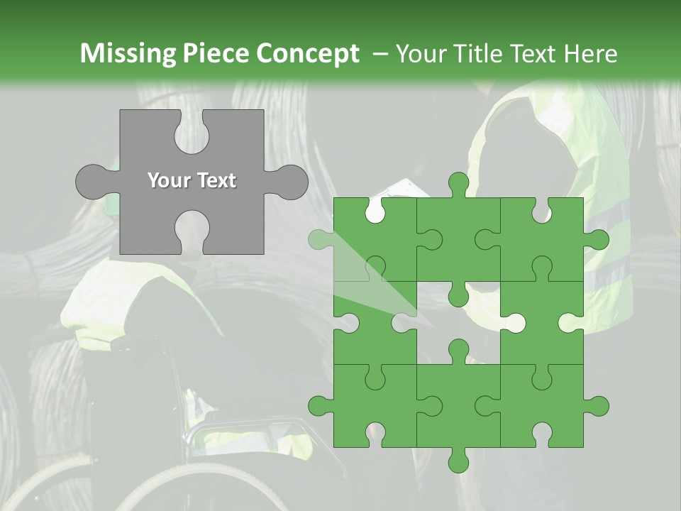 Supervise Iron Workwear PowerPoint Template