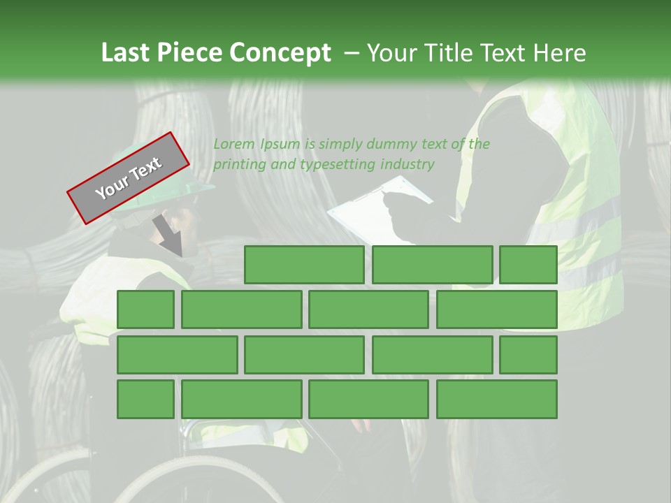 Supervise Iron Workwear PowerPoint Template