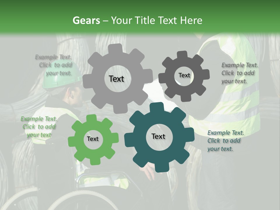 Supervise Iron Workwear PowerPoint Template