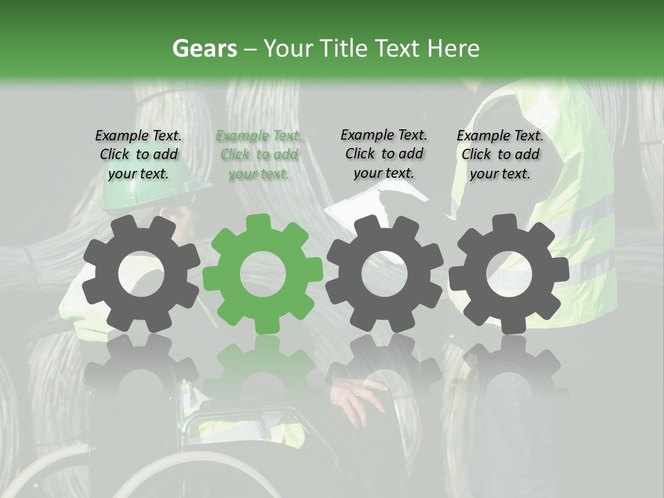 Supervise Iron Workwear PowerPoint Template