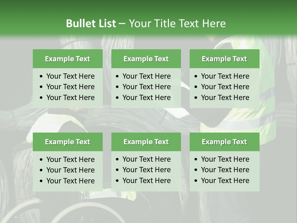 Supervise Iron Workwear PowerPoint Template