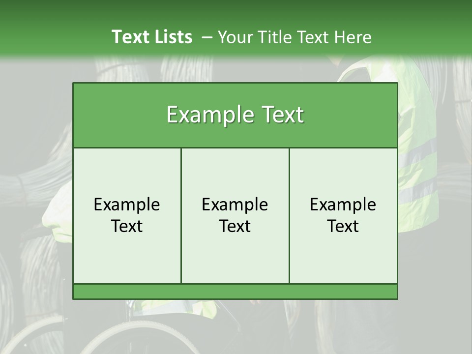 Supervise Iron Workwear PowerPoint Template