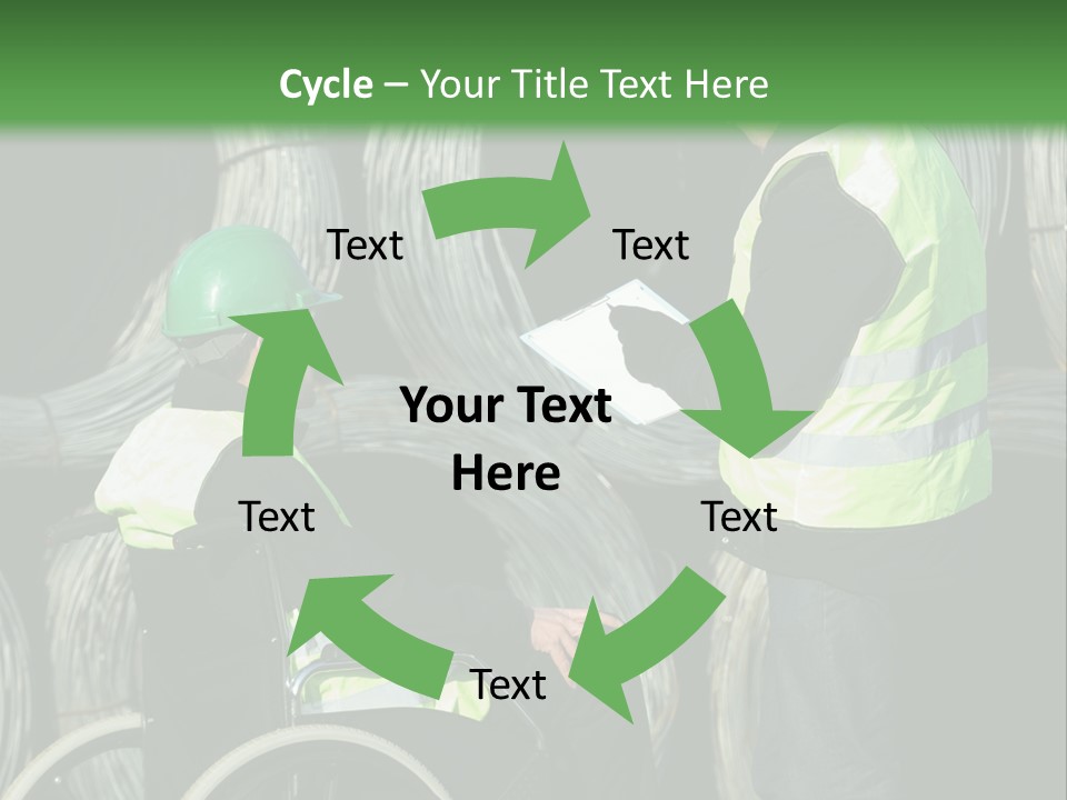 Supervise Iron Workwear PowerPoint Template