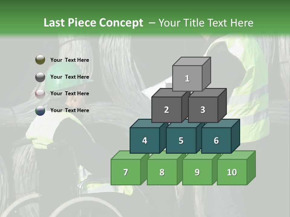 Supervise Iron Workwear PowerPoint Template