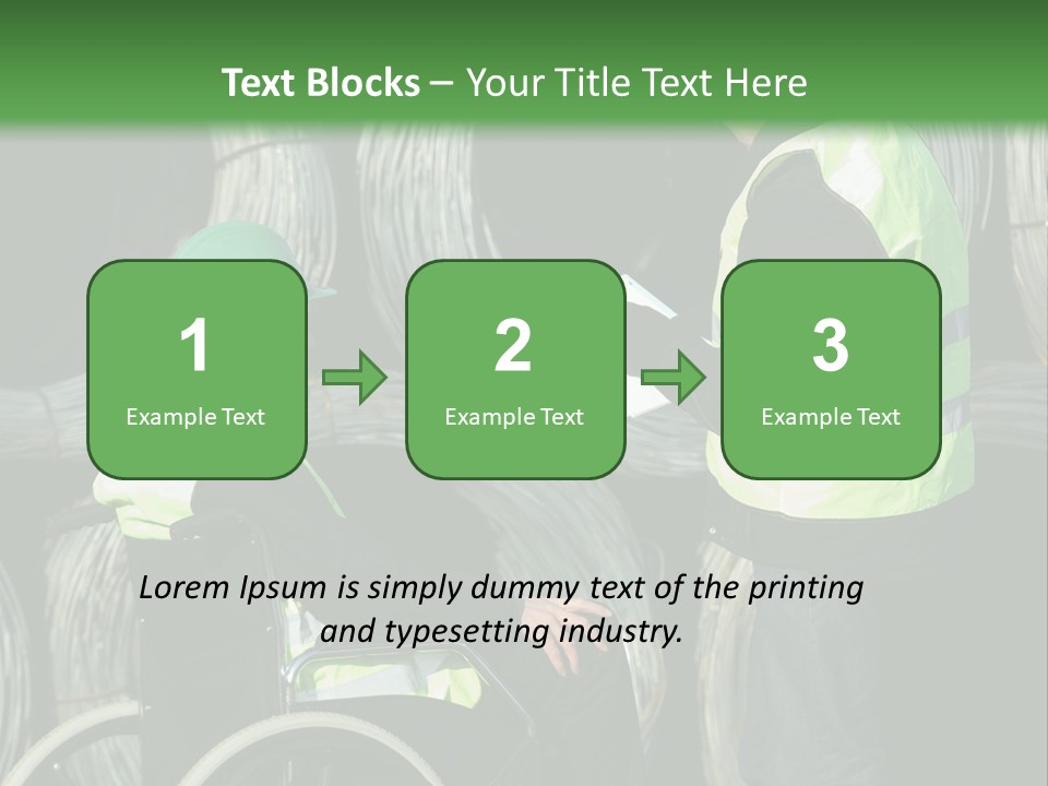 Supervise Iron Workwear PowerPoint Template