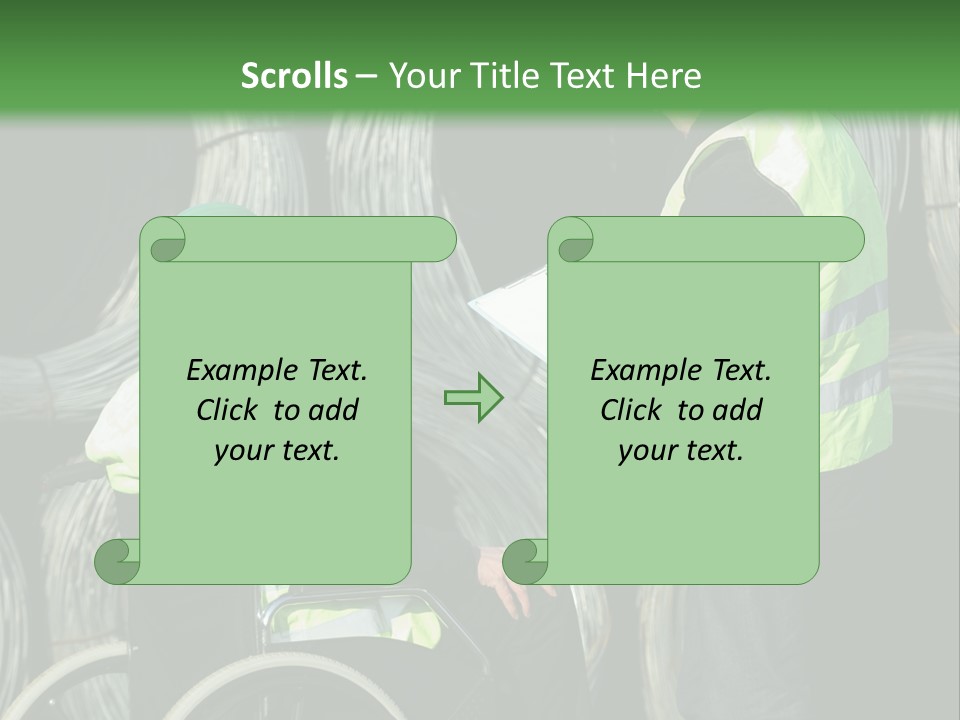 Supervise Iron Workwear PowerPoint Template