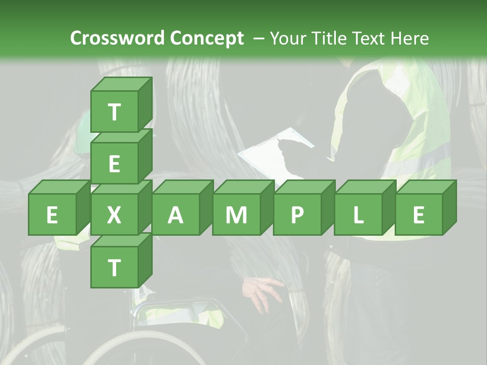 Supervise Iron Workwear PowerPoint Template