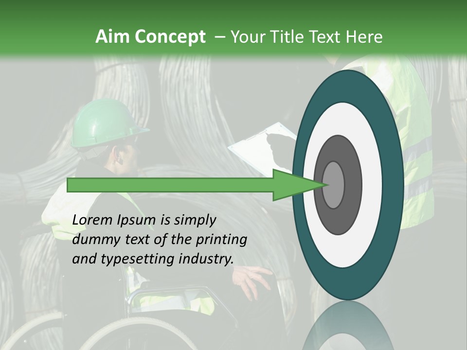 Supervise Iron Workwear PowerPoint Template