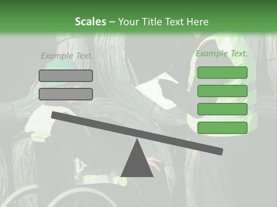 Supervise Iron Workwear PowerPoint Template