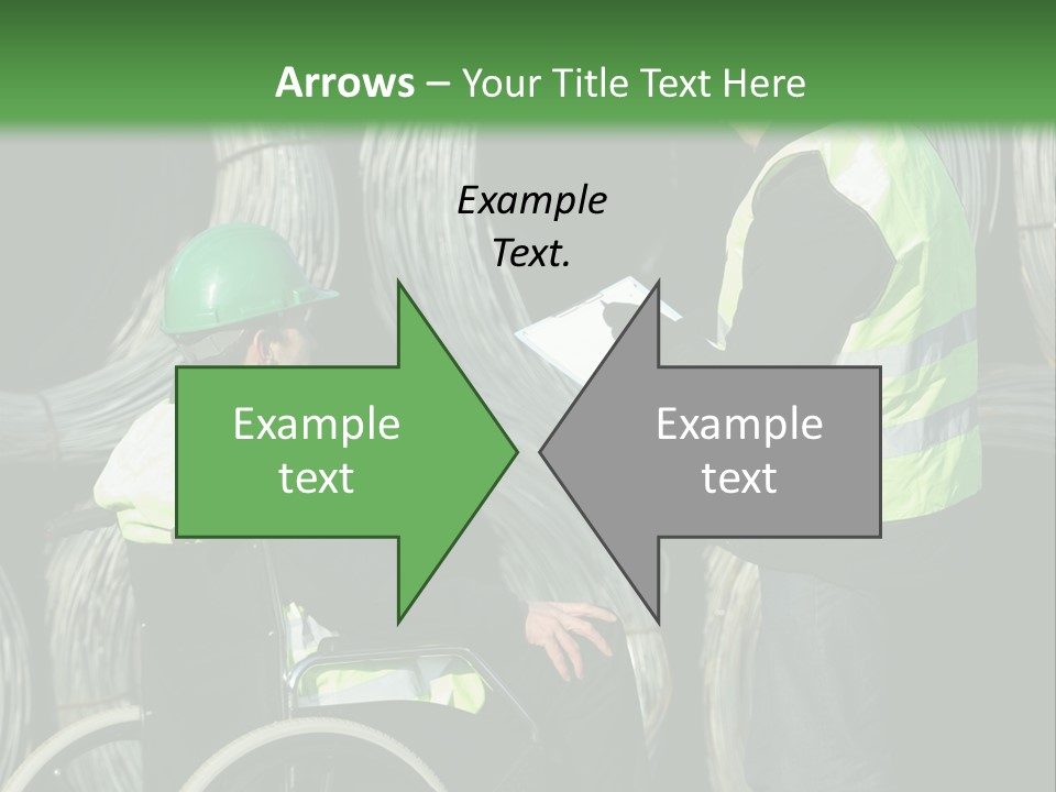 Supervise Iron Workwear PowerPoint Template