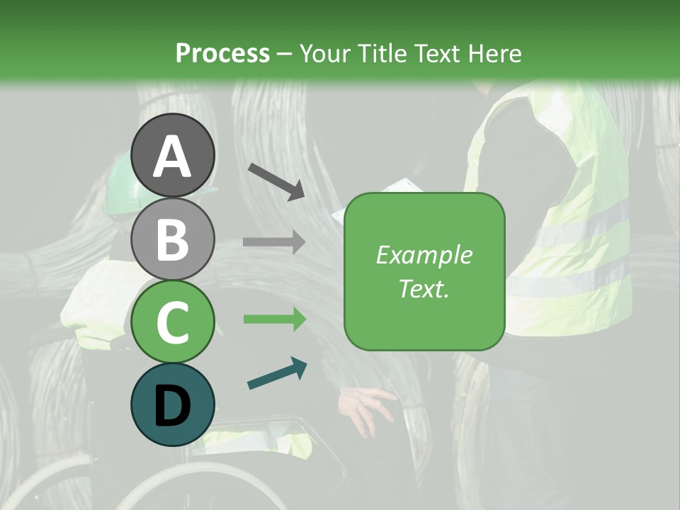 Supervise Iron Workwear PowerPoint Template