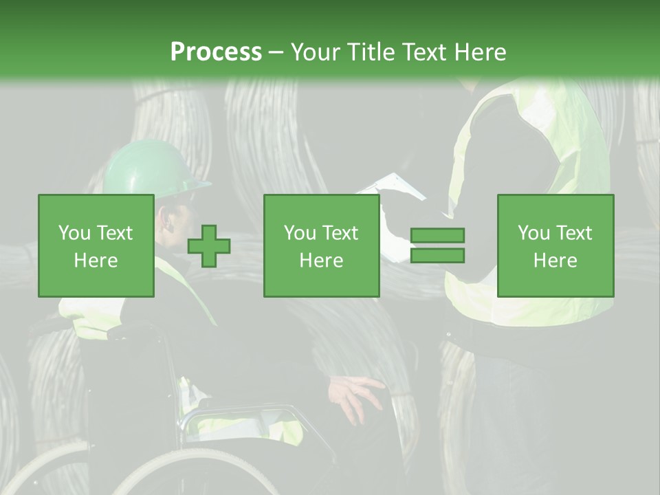 Supervise Iron Workwear PowerPoint Template