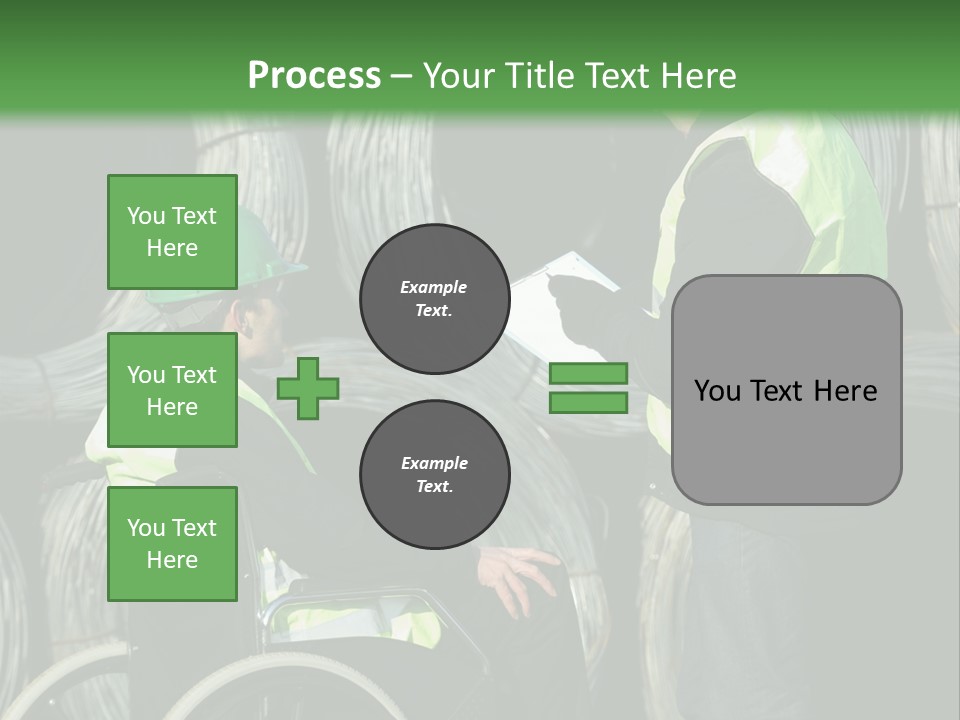 Supervise Iron Workwear PowerPoint Template
