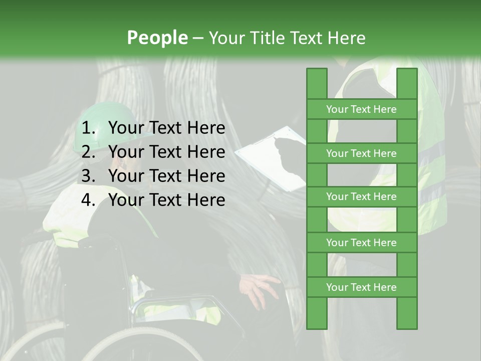 Supervise Iron Workwear PowerPoint Template