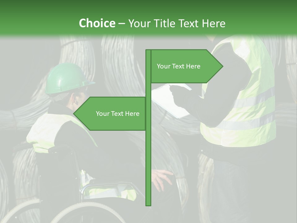 Supervise Iron Workwear PowerPoint Template