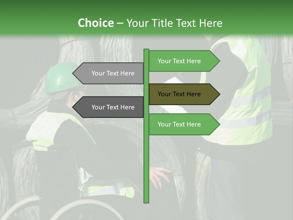 Supervise Iron Workwear PowerPoint Template