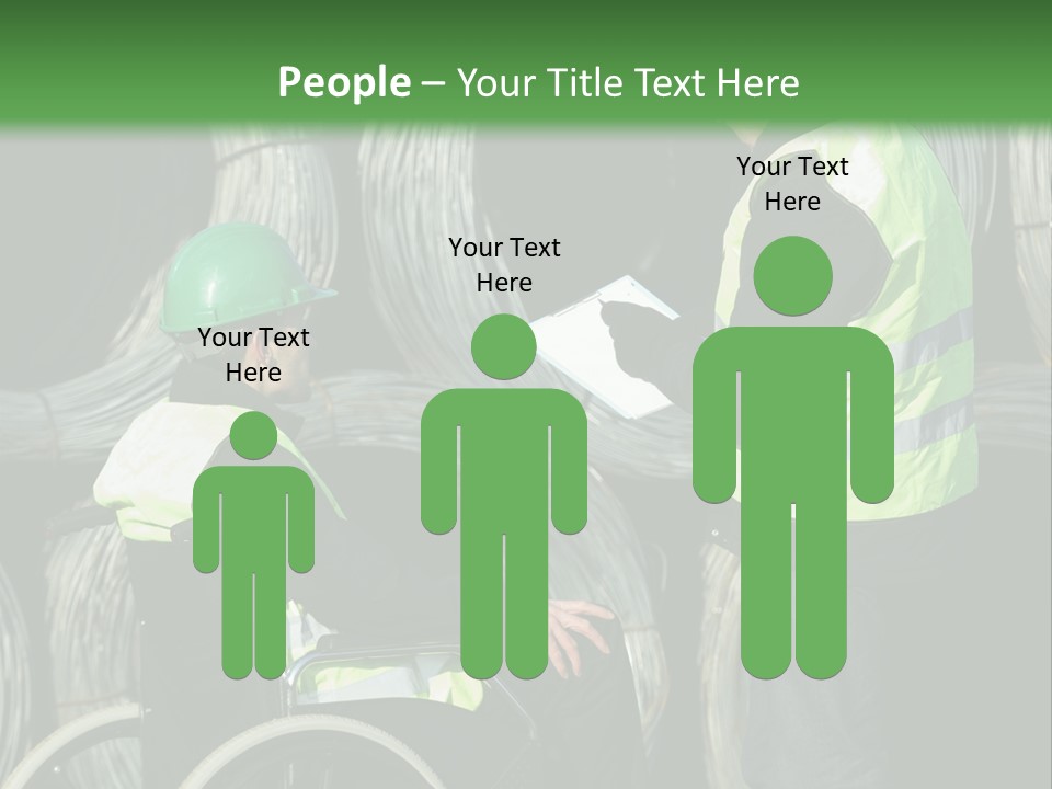 Supervise Iron Workwear PowerPoint Template