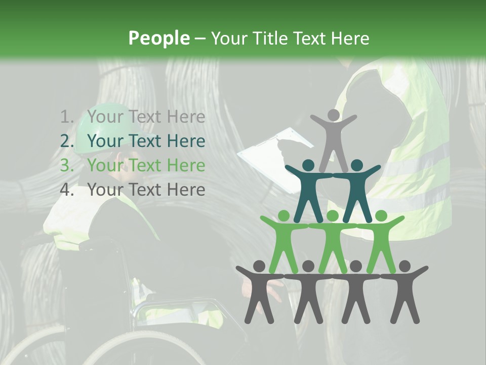 Supervise Iron Workwear PowerPoint Template