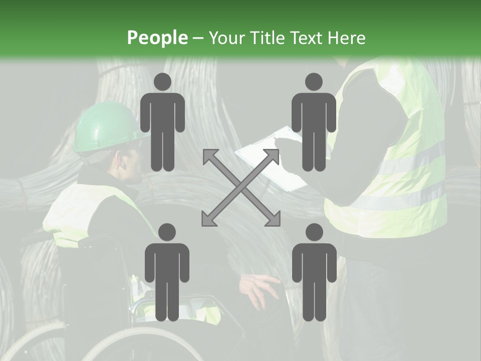 Supervise Iron Workwear PowerPoint Template