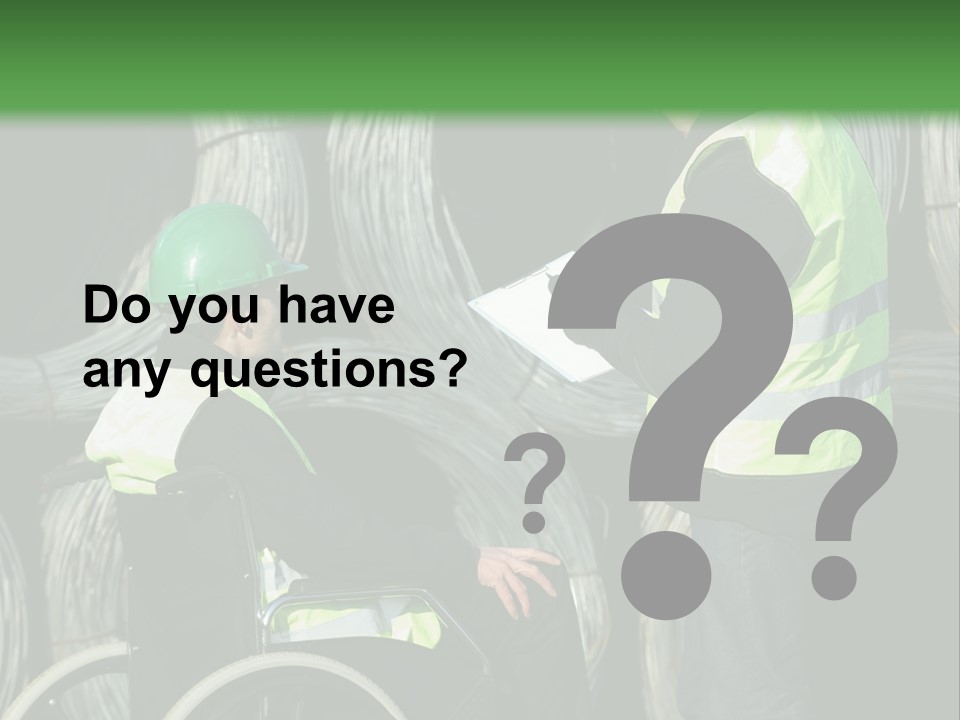 Supervise Iron Workwear PowerPoint Template