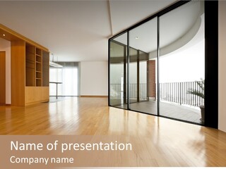 View Parquet Window PowerPoint Template