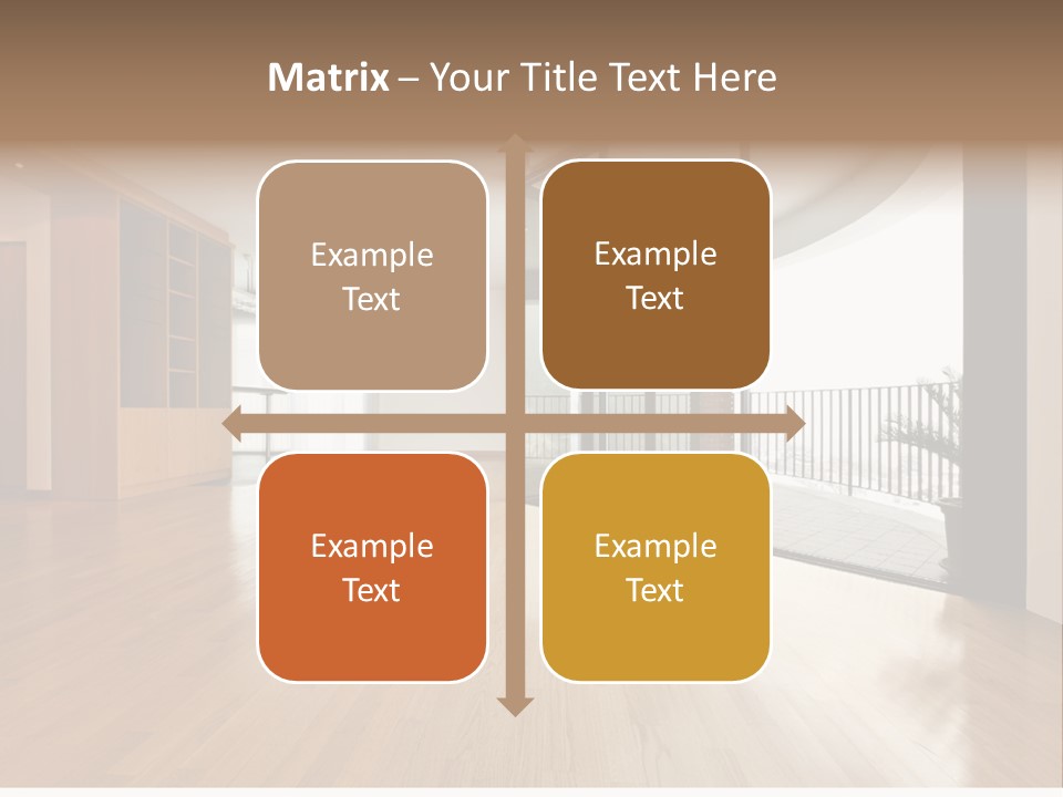 View Parquet Window PowerPoint Template