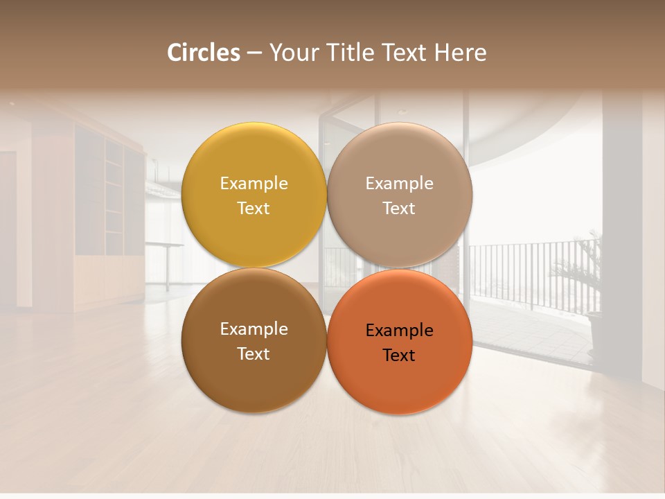 View Parquet Window PowerPoint Template