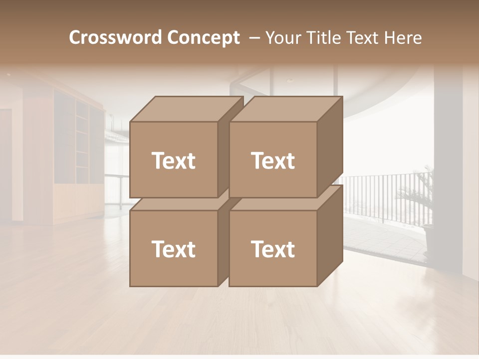 View Parquet Window PowerPoint Template