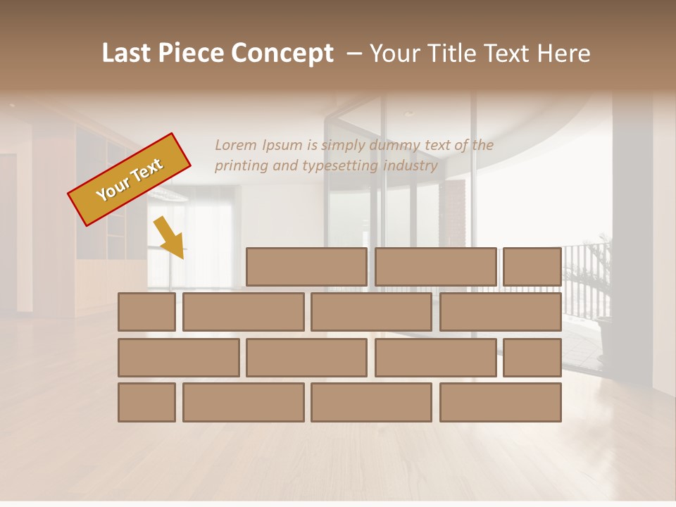 View Parquet Window PowerPoint Template