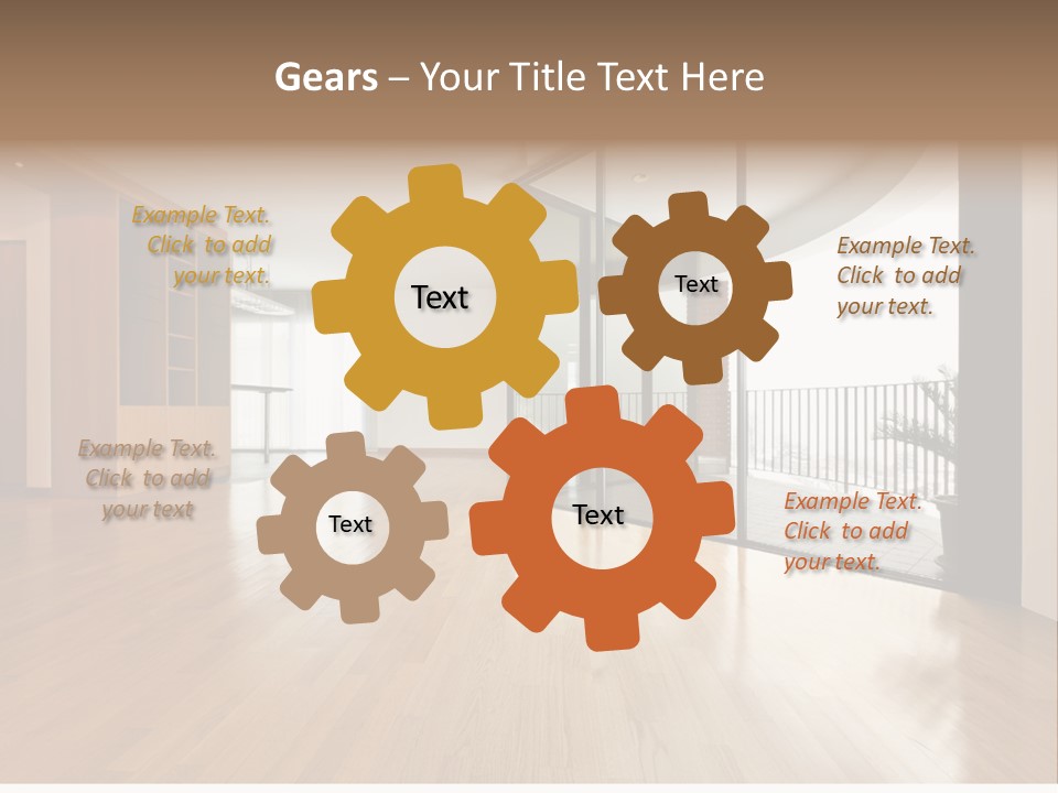 View Parquet Window PowerPoint Template