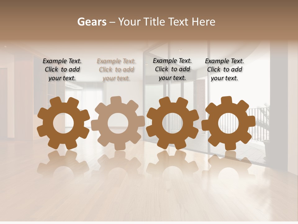 View Parquet Window PowerPoint Template